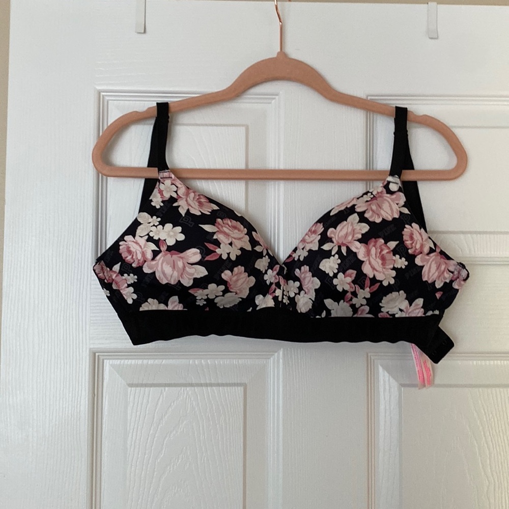 Pink bra